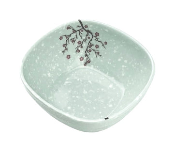 Melamine Square Bowl 4-3/8" x 4-3/8", Plum Blossom
