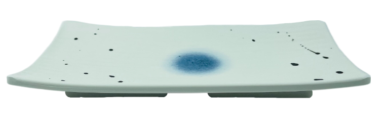 Melamine Rectangular Plate 8-1/2"x 4-3/8"x 1"H, White Star River