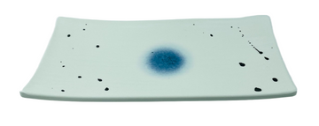 Melamine Rectangular Plate 8-1/2"x 4-3/8"x 1"H, White Star River