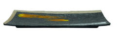 11-1/2"x4-3/8" Melamine Rectangular Plate, Brush Painting