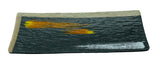 11-1/2"x4-3/8" Melamine Rectangular Plate, Brush Painting