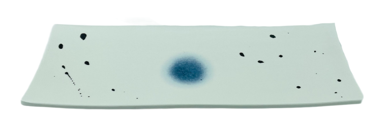 Melamine Rectangular Plate 11-7/16"x 4-3/8"x 1"H, White Star River