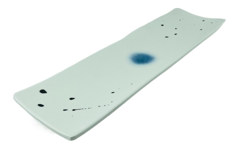 14½ × 4⅜ in White Star River Melamine Rectangular Plate