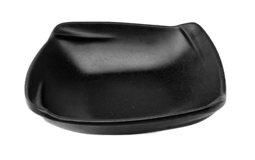 Melamine Square Side Bowl 6.25", Matte Black