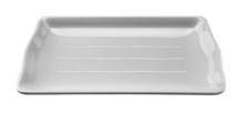 8⅛″ White Melamine Rectangular Plate