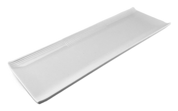 Melamine Rectangular Platter 15”, White