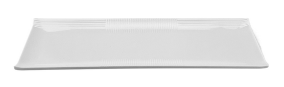Melamine Rectangular Platter 15”, White