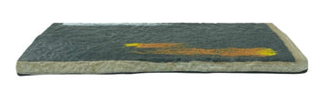 14 x7-1/2" Melamine Rectangular Plate, Brush Painting
