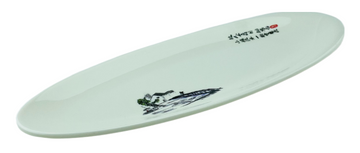Melamine Oval Plate 14", Country Landscape