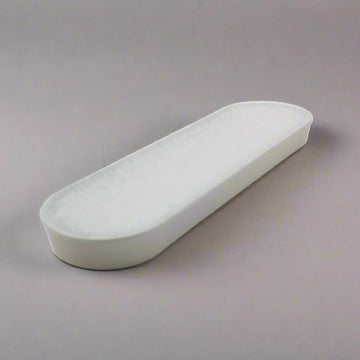 Oval REC.PLATE NATURAL SERIES 11-1/2*3-1/2*1"H