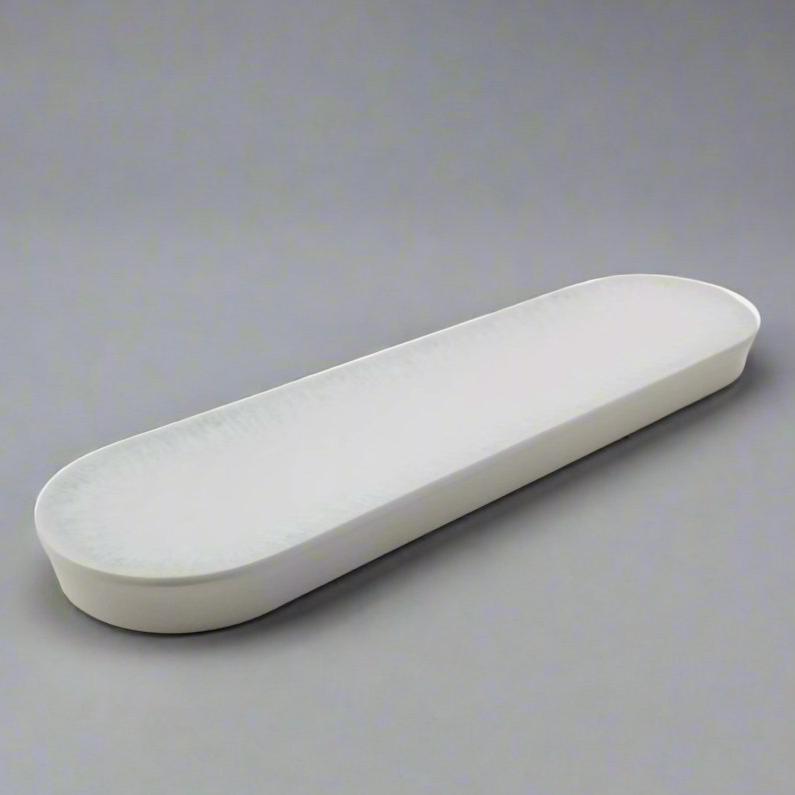 Oval REC.PLATE   NATURAL SERIES 11-1/4*3-15/16*1"H