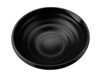 Melamine Bowl 8-7/8"D, Matte Black