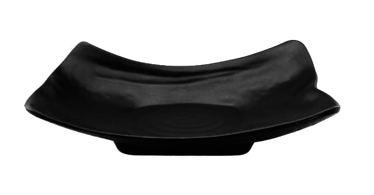 Melamine Rectangular Bowl 11-1/2", Matte Black