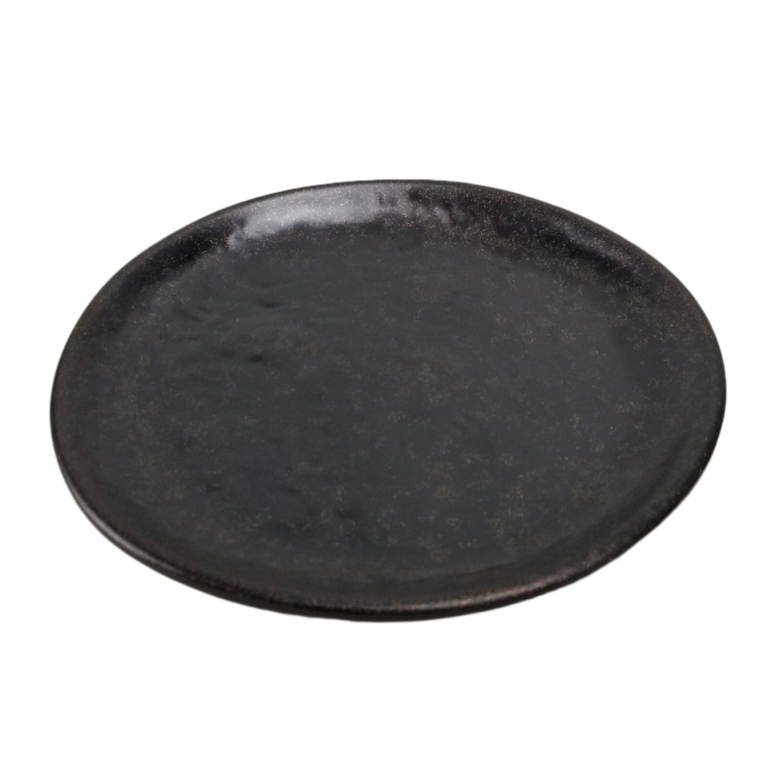 7″ Meteorite Gold Melamine Shallow Round Plate