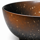 A0098-BR Ceramic Bowl — 40 fl. oz., Brown — material detail