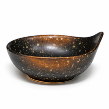 A0117-BR Ceramic Bowl — 4 fl. oz., Brown — studio view