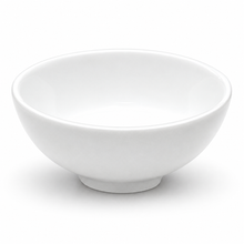 A14312 3"Dx1.5"H Round Shallow Bowl, White Ceramic — studio view