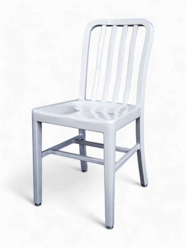 Aluminum Navy-Style Restaurant Chair