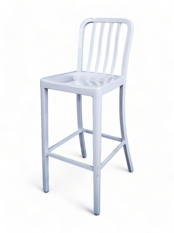 Aluminum Navy-Style Restaurant Barstool