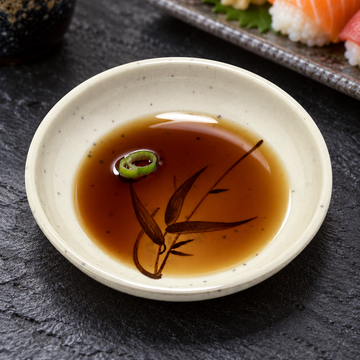 305-J Autumn Grass melamine serving scene; food and accessories shown separately
