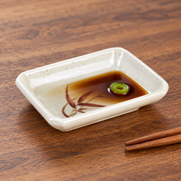 311-J Autumn Grass melamine serving scene; food and accessories shown separately