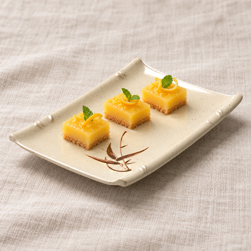 507-J Autumn Grass melamine — line up petite desserts