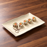513-J Autumn Grass melamine serving scene; food and accessories shown separately