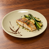 811A-J Autumn Grass melamine serving scene; food and accessories shown separately