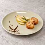 811A-J Autumn Grass melamine second serving setting; food and accessories shown separately