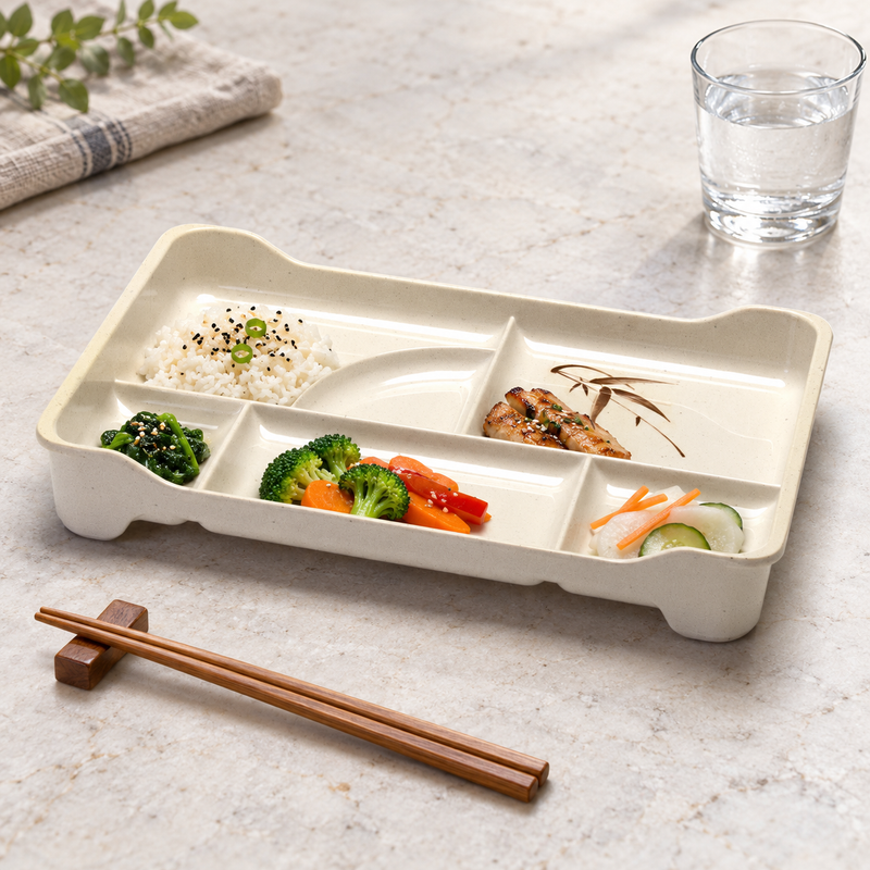 MZ14-J Autumn Grass melamine — complete the individual setting