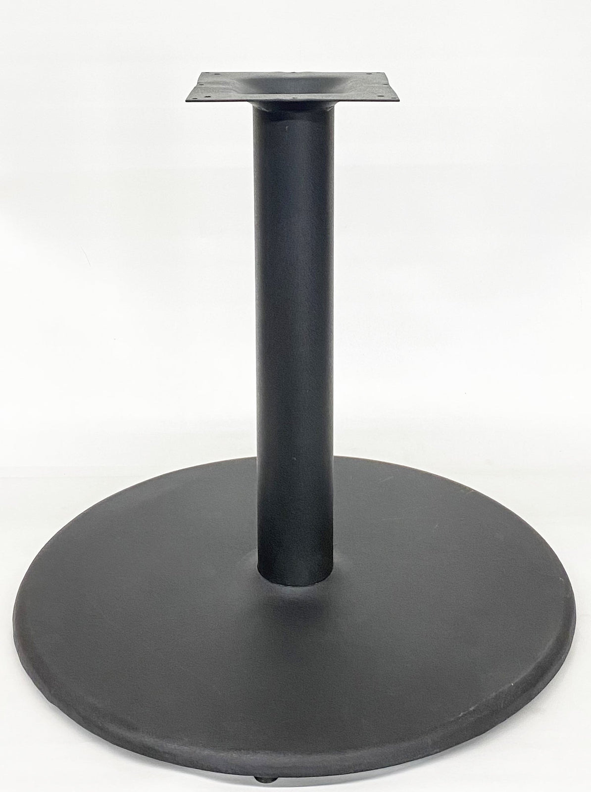 Black Cast Iron Round Table Base, 30" – B30R – 28-inch dining height