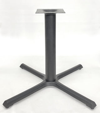 Black Cast Iron Cross Table Base – B4040 – 28-inch dining height