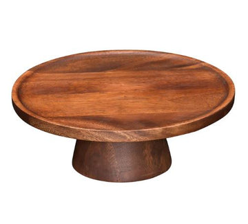 Cake stand 8.5’’ acacia wood