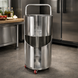 SS Grill Keeping Cart 38cmD(15") 2tier