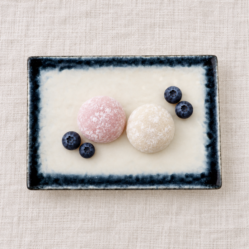 BK-3046 SeaCrest rectangular with a sweet serving