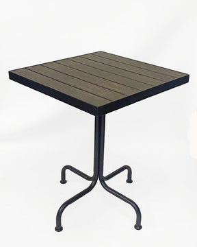 Table base installation example; tabletop and additional bases shown for illustration