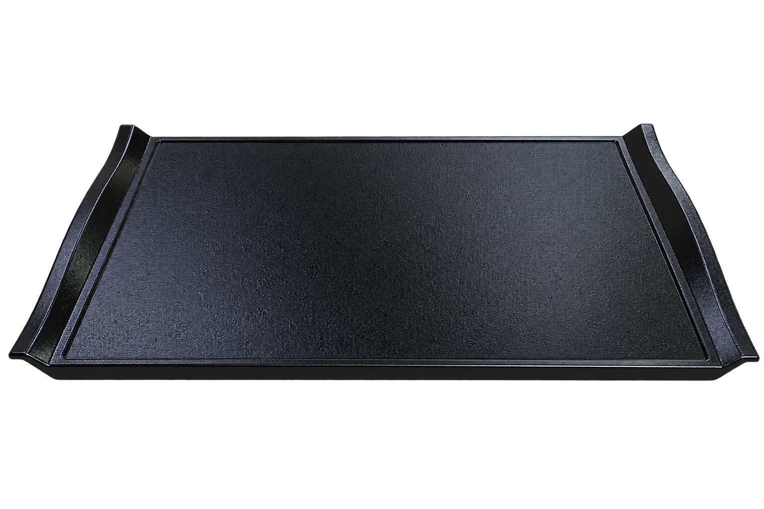 17⅞″ × 13¼″ Black Non-Slip Lacquer Serving Tray