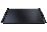 17⅞″ × 13¼″ Black Non-Slip Lacquer Serving Tray