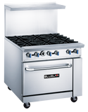 Blue Air BLR36-6B 36" Gas Range with Oven