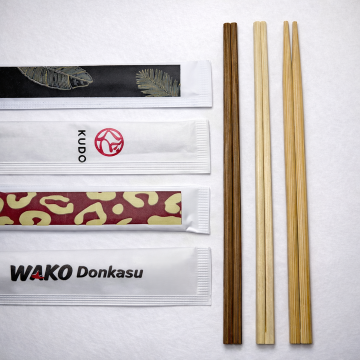 Custom Chopsticks with Printed Paper Sleeves
