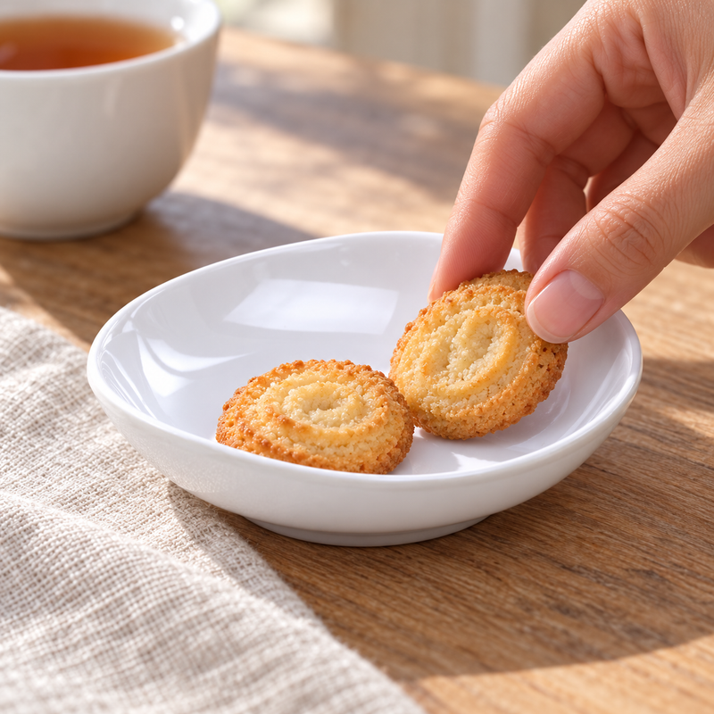 19045wt — A small plate for a sweet bite