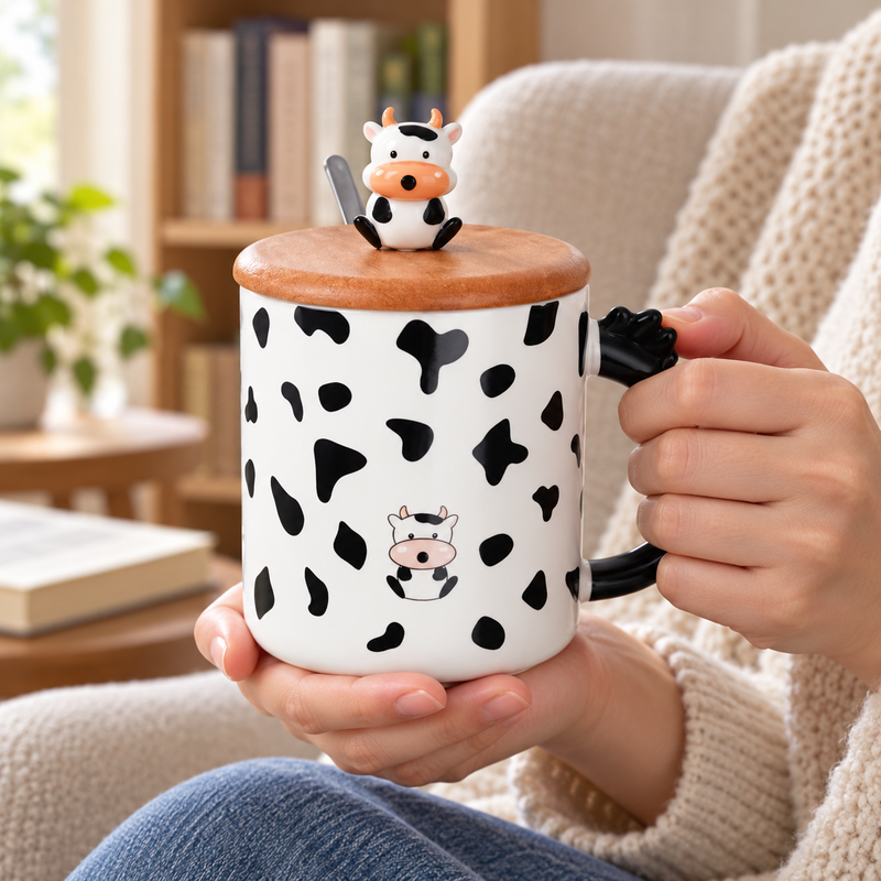 PC33-1 — The covered mug in hand