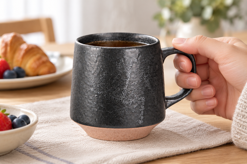 rt72-3 — Charcoal glaze at the breakfast table