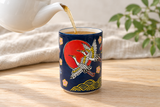 Tea poured into SF71-7007 crane teacup; teapot not included.