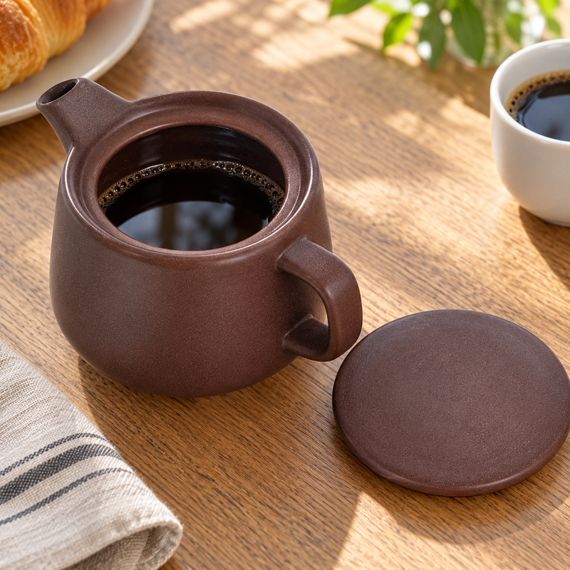 JHCD4-BR — A separate coffee-serving vessel