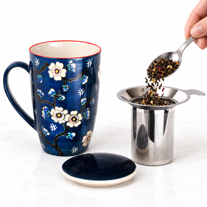 Dry tea prepared in the SM13-6719 removable infuser