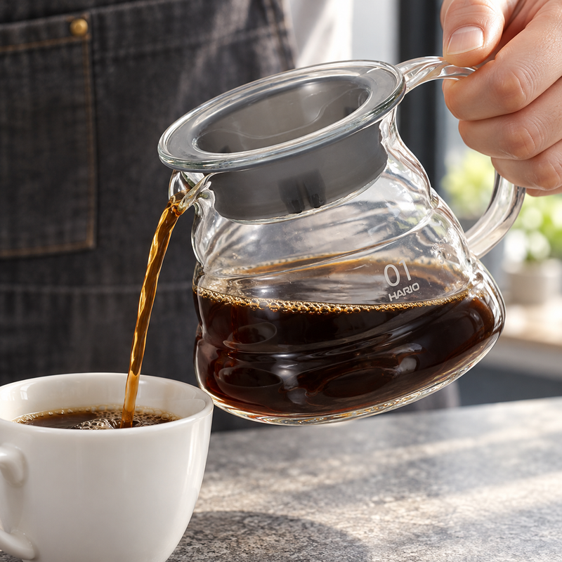XGS 360 ml — Pour from the glass handle