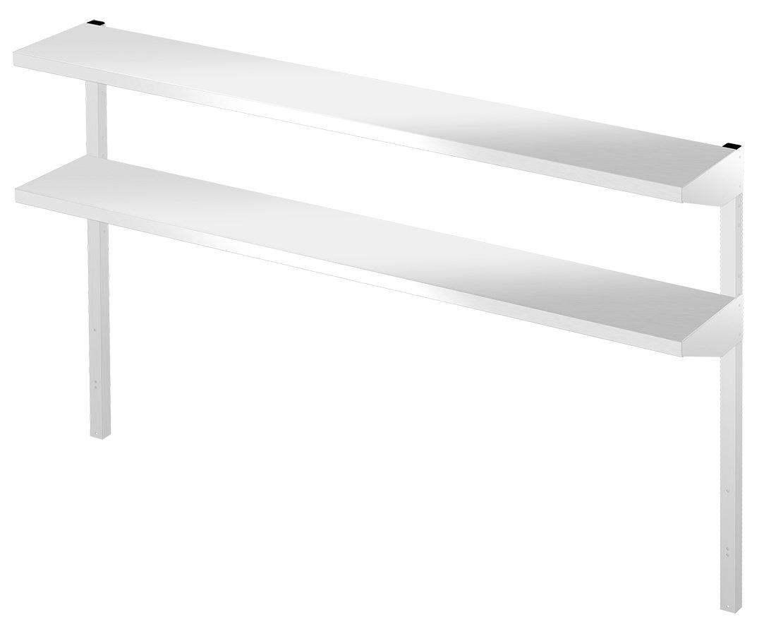 Hoshizaki HS-5166 Double Stainless Steel Overshelf for 72" W Cabinets