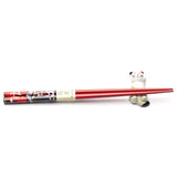 CHOPSTICK 2PR W/REST Cat