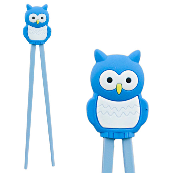 KIDS CHOPSTICK owl (lt bl)